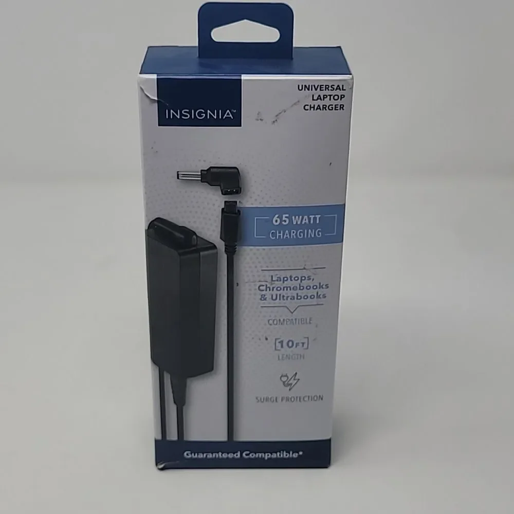 New Insignia 65 Watt Universal Laptop Charger NS-PWL965